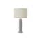 Monarch Specialties Lighting, 28 in.H, Table Lamp, Nickel Metal, Ivory / Cream Shade, Contemporary I 9657 - alternate 5